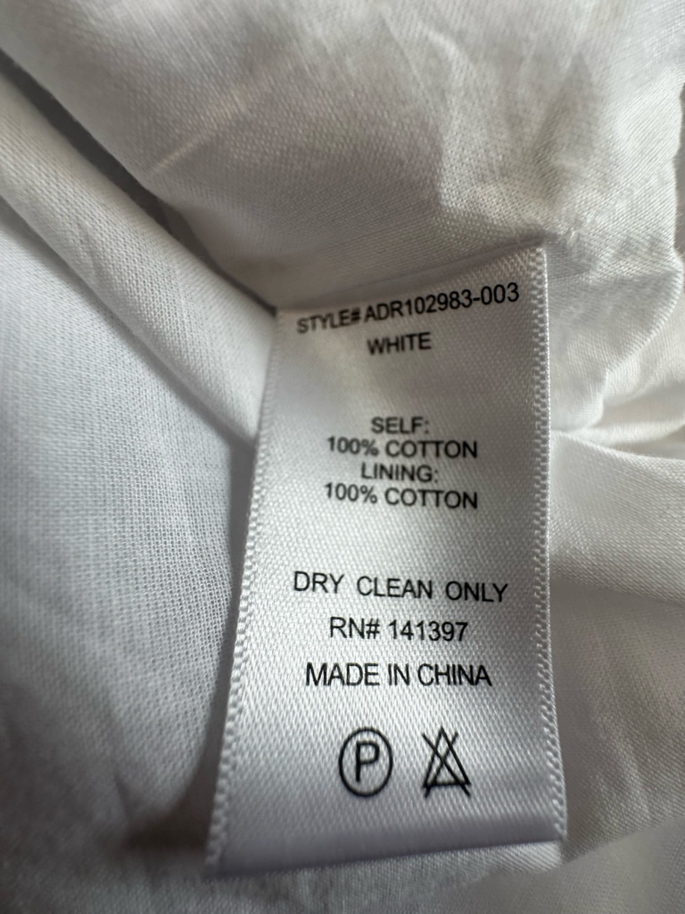 Astr White Smocked Midi Dress with Spaghetti Straps - Picture 6 of 6